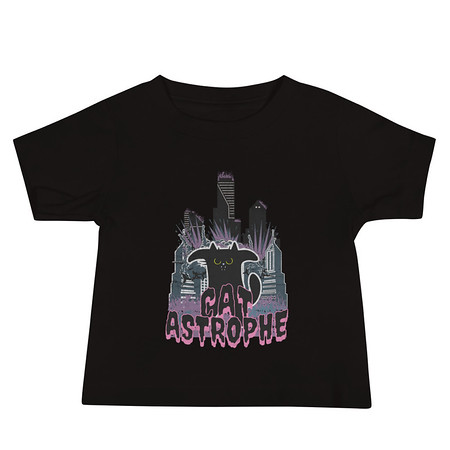 [ID: 305-G340] cat-astrophe Baby Staple Tee