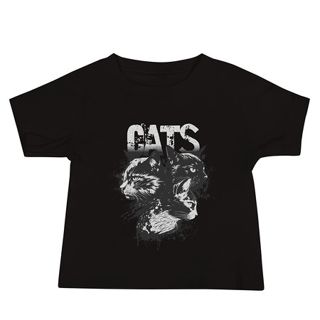 [ID: 305-G349] Cats Baby Staple Tee