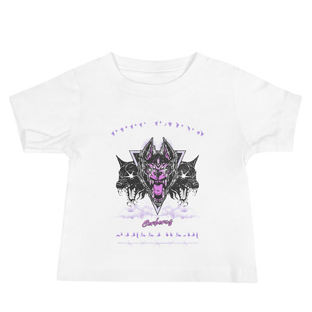 [ID: 305-G354] Cerberus Hell Hound Streetwear - Dark Aesthetic Baby Staple Tee