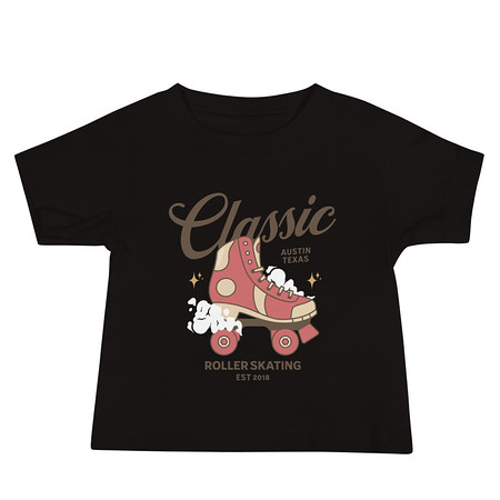[ID: 305-G384] Classic Roller Skating - Sports Apparel Baby Staple Tee