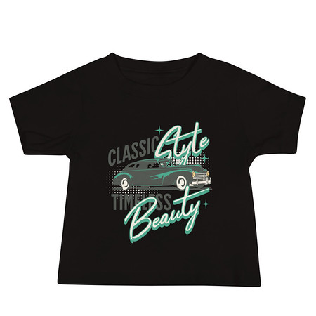 [ID: 305-G386] Classic Style Timeless Beauty Baby Staple Tee