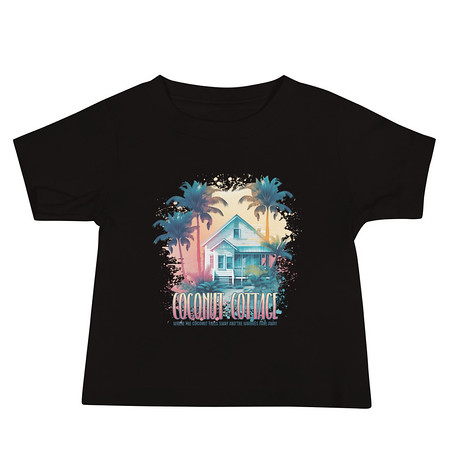 [ID: 305-G391] Coconut Cottage Baby Staple Tee
