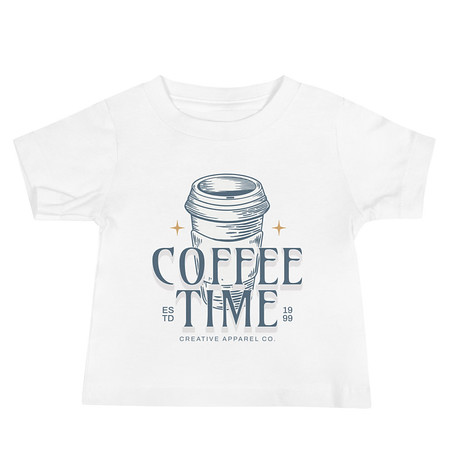 [ID: 305-G404] Coffee Time Baby Staple Tee