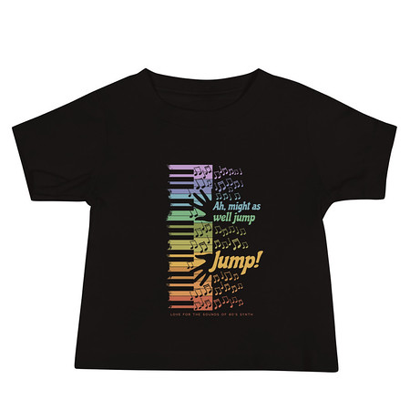 [ID: 305-G410] Colorful Retro Keyboard Baby Staple Tee