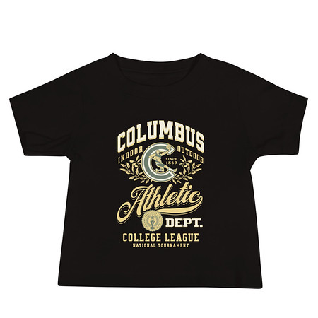 [ID: 305-G412] Columbus Athletic Baby Staple Tee