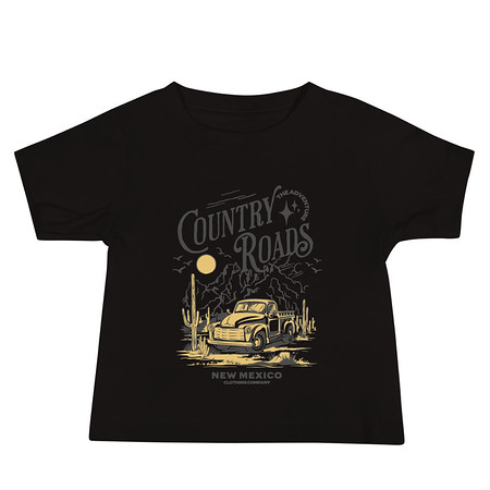 [ID: 305-G427] Country Roads - Wild West Baby Staple Tee