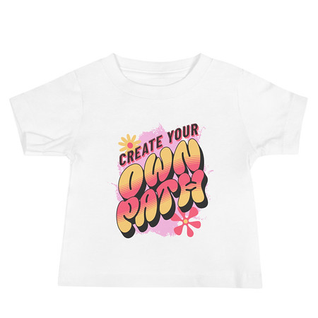 [ID: 305-G431] Create Your Own Path Baby Staple Tee