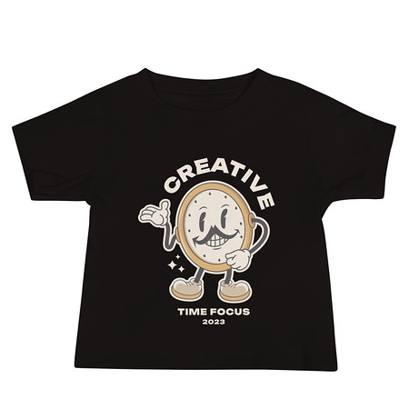 [ID: 305-G433] Creative Time Baby Staple Tee