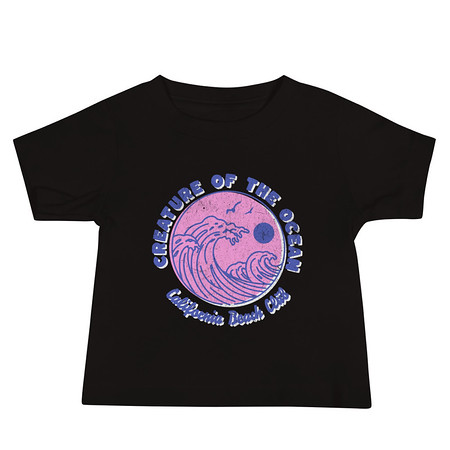 [ID: 305-G435] Creature of the Ocean Baby Staple Tee