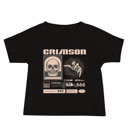 [ID: 305-G438] Crimson Baby Staple Tee