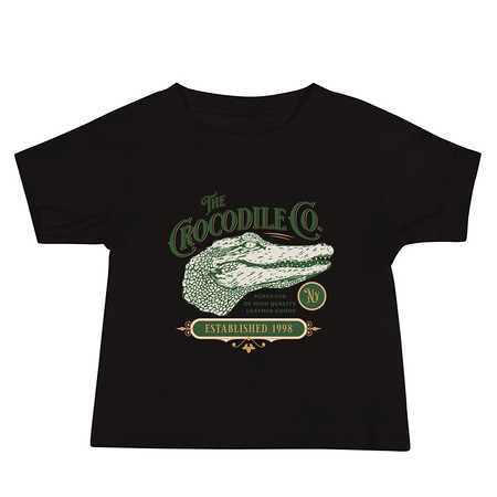 [ID: 305-G439] Crocodile Co. - Wild Animal Baby Staple Tee