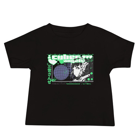 [ID: 305-G455] Cyber Angels - Y2k Girl Anime Baby Staple Tee