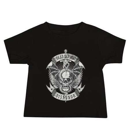 [ID: 305-G472] DEAD BEFORE DISHONOR Baby Staple Tee