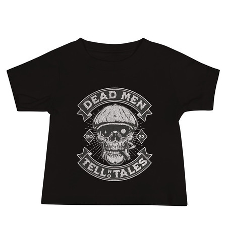 [ID: 305-G473] DEAD MEN TELL NO TALES Baby Staple Tee