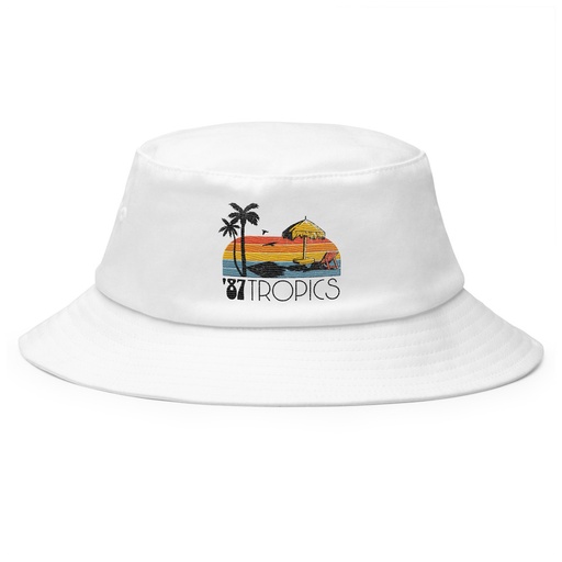 [ID: 253-G2] '87 Tropics Bucket Hat