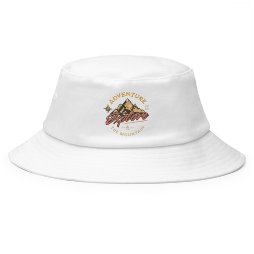 [ID: 253-G30] Adventure Explore The Mountain Bucket Hat