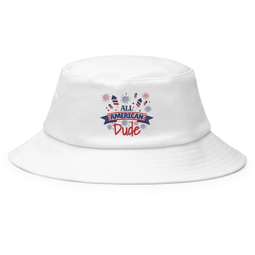 [ID: 253-G42] All American Bucket Hat