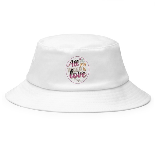[ID: 253-G51] All you Need is Love - Valentines Day Bucket Hat
