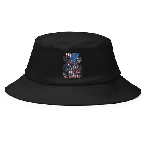 [ID: 253-G65] American Biker for Life Bucket Hat