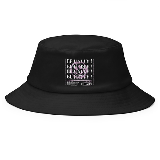 [ID: 253-G155] Be Happy ! Bucket Hat
