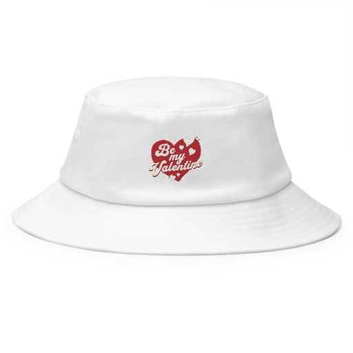[ID: 253-G158] Be my Valentine - Love Heart Bucket Hat