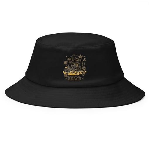 [ID: 253-G167] Beach Life - Outdoor Bucket Hat