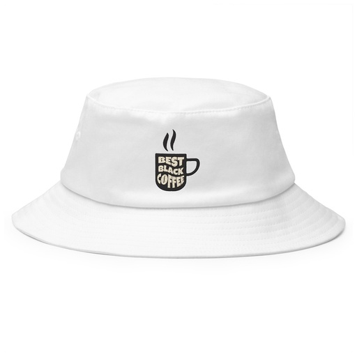 [ID: 253-G185] Best Black Coffee - Hot Cup Bucket Hat