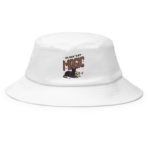 [ID: 253-G214] Black Cat Magic Bucket Hat