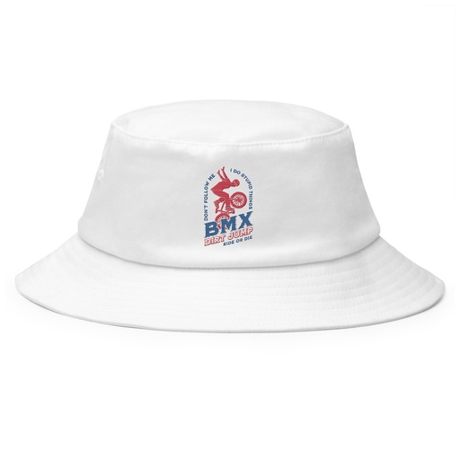 [ID: 253-G244] BMX Dirt Jump - Extreme Sports Bucket Hat
