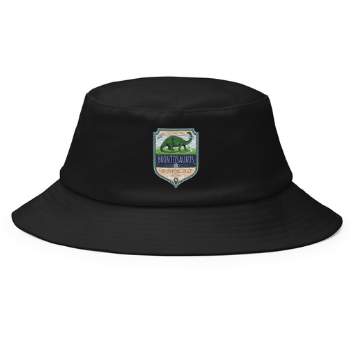 [ID: 253-G288] Brontosaurus Conservation Society Bucket Hat