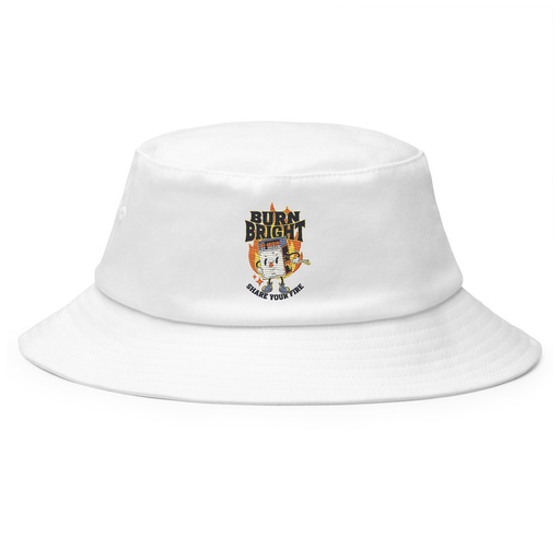[ID: 253-G297] Burn Bright Bucket Hat