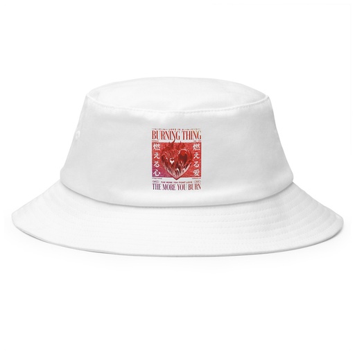 [ID: 253-G299] Burning Thing Bucket Hat