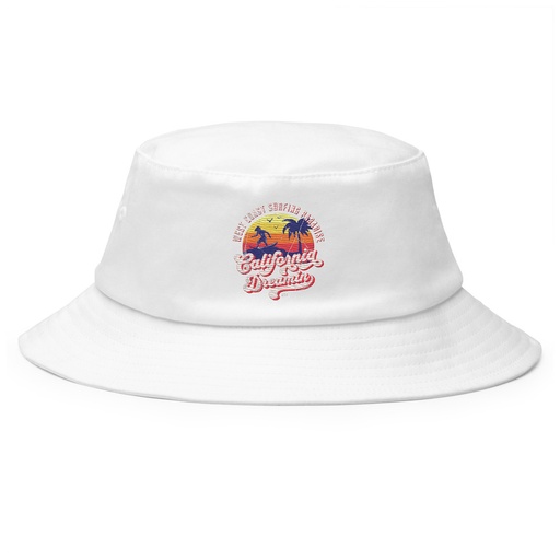 [ID: 253-G316] California Dreamin - Beach & Surf Bucket Hat