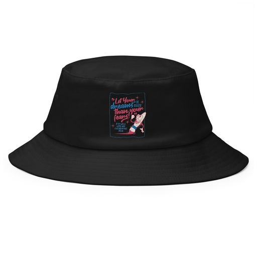 [ID: 253-G320] Calligraphic Soul Bucket Hat