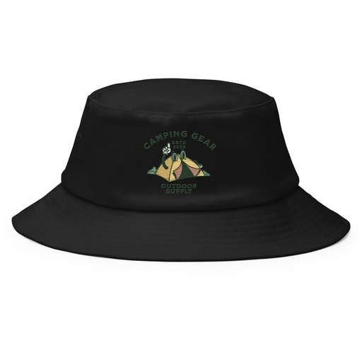 [ID: 253-G326] Camping Gear Bucket Hat
