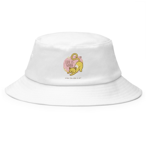 [ID: 253-G338] Cat Life - Humor Bucket Hat