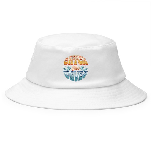 [ID: 253-G343] Catch the Waves - Beach Vibe Bucket Hat
