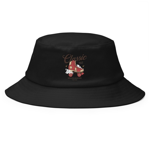 [ID: 253-G384] Classic Roller Skating - Sports Apparel Bucket Hat
