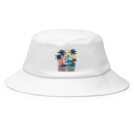 [ID: 253-G391] Coconut Cottage Bucket Hat
