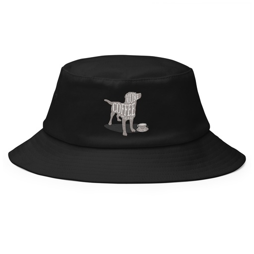 [ID: 253-G399] Coffee Dog Bucket Hat