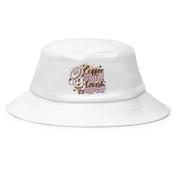 Coffee is Happiness - Retro Cartoon Mascot Bucket Hat