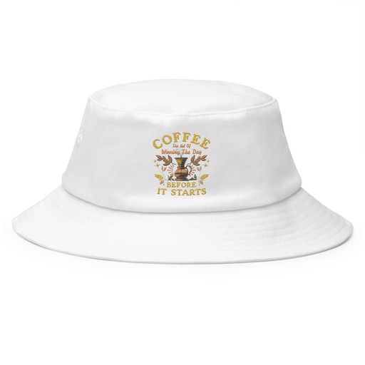 [ID: 253-G405] Coffee, The art of Winning The Day Bucket Hat