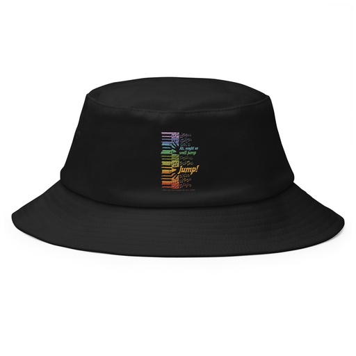 [ID: 253-G410] Colorful Retro Keyboard Bucket Hat