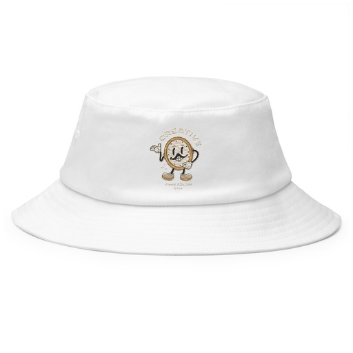 [ID: 253-G433] Creative Time Bucket Hat