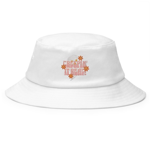 [ID: 253-G436] Creepin' It Real - Halloween Bucket Hat